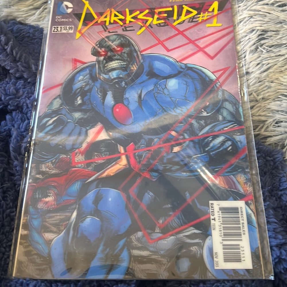 New 52 darkside lenticular 3d variant cover